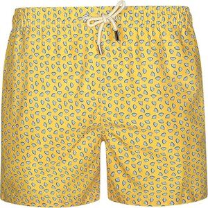 NWT Blue Coast Yachting Medium Yellow blue print